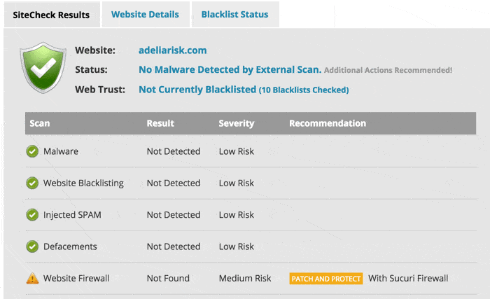 website-hacked-sitecheck-results
