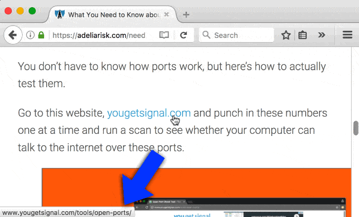 important phishing tip firefox