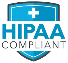 HIPAA compliant badge for secure healthcare data protection with Google Keep guidance