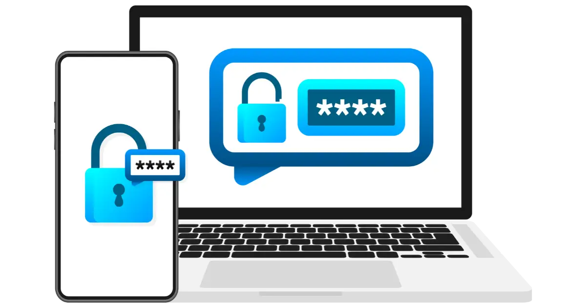 Multi-factor authentication security with phone and laptop login protection