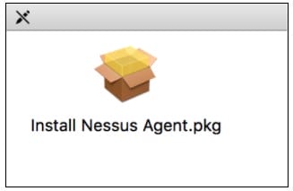 Tenable security scan running on Mac computer