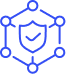 Cybersecurity support team icon graphic