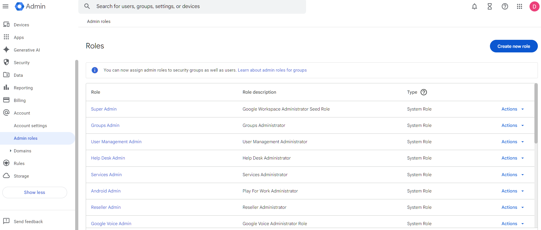 Google Admin Console screenshot: No "Daily Driver" Super Admin Accounts at Admin Roles > Super Admin (review which users hold this role)